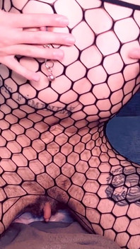 Nipple Bells Chiming with Every Touch, I Tease My Over-sensitive Nipples While My Dickclit Throbs for Round Two