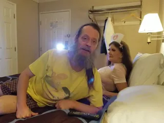 Sexy Sandra N Sir Christopher: Hollywood GILF Bimbo Nurse Fuck
