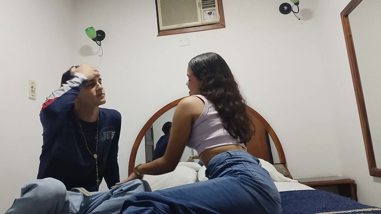 ValentinaHot10: Nacht van passie met mijn hete stiefbroer met een zeer...