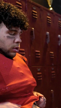 Heteroflexible - Angry Quarterback Adrian Hart Puts Newcomer Joseph Castlian in Place in Locker Room