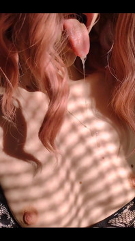 Is There a Kind Soul Here Who Would Lick the Saliva off My Tits?