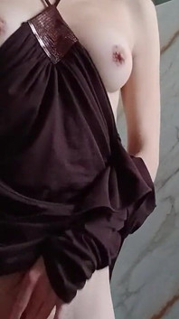 Horny Student Masturbates in the Morning Before Studying