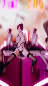 Promiscuo club nocturno 3 tee group p carne orinal lasciendo gritando preñada de seda negra tacones altos