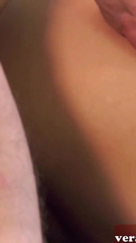 Sexy babe loves to fuck with an older guy in a amateur porn
