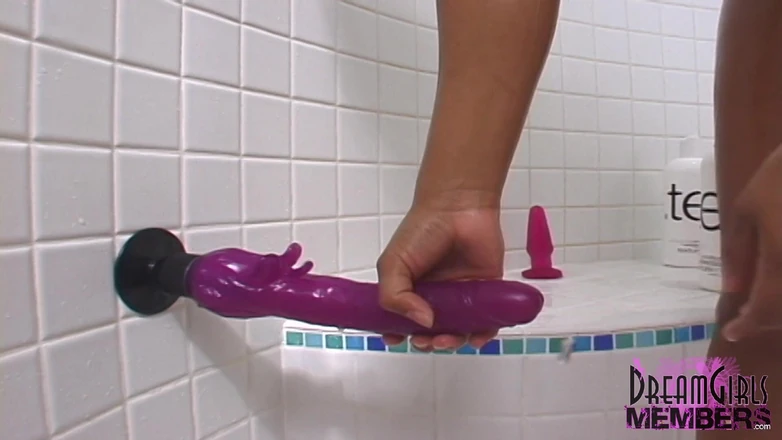 Dream Girls: Petite Latina Showers and Plugs Her Asshole