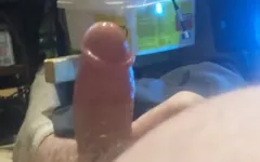Onanerar med en ny telefon