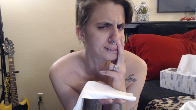 Abby Anna: Horrific nose blowing