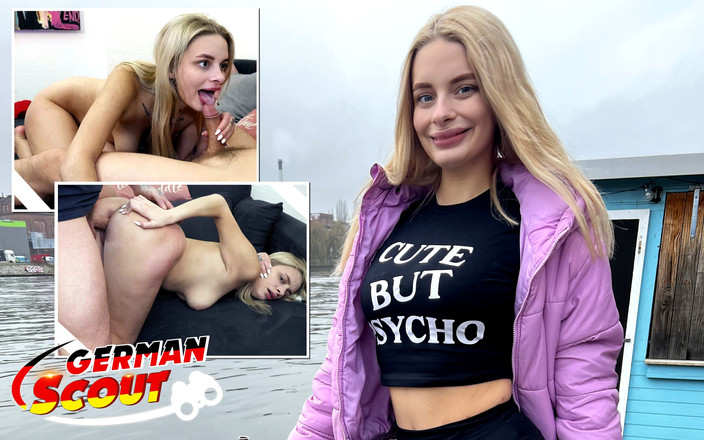 German Scout: German Scout - медсестра с большими натуральными отвисшими сиськами Naomi Love говорит о пикате траха на кастинге