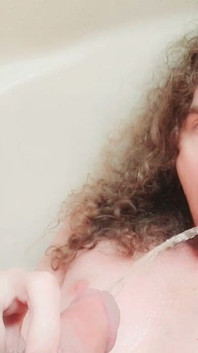 Shemale Piss in Own Mouth