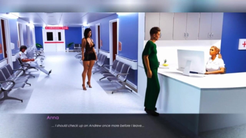3DXXXTEEN2 Cartoon: Anna returns from the hospital. 3D porn cartoon sex