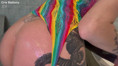 Cris Bathory: Cris Bathory Heeft Plezier met Anale Chantilly