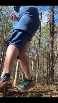 She Lifted Her Dress and Sat Down on the Fallen Leaves