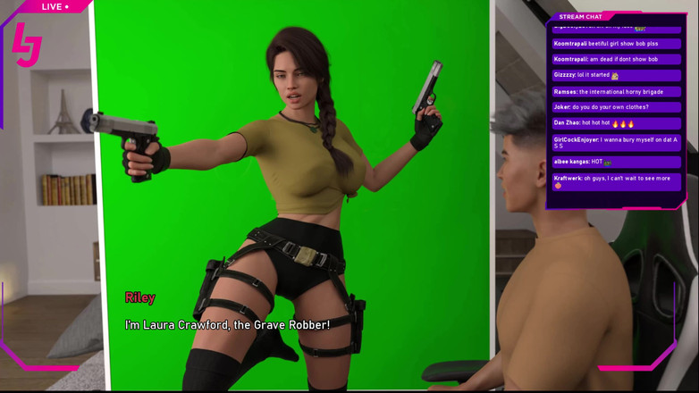 Johannes Gaming: Các bước của De Bauchery 31 Riley chơi với con cu...