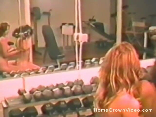 Homegrown Video: Two Lesbians Work Out and Fuck at the Gym