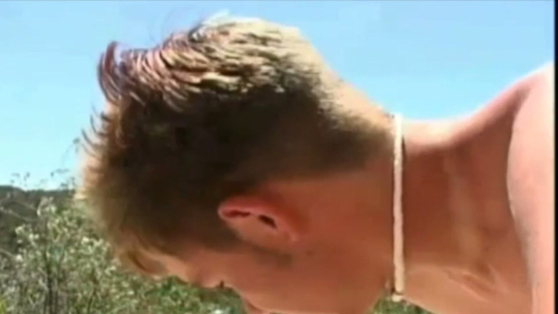 Straights boys loves gay: Twinsk Fucking Outdoor in Exhib