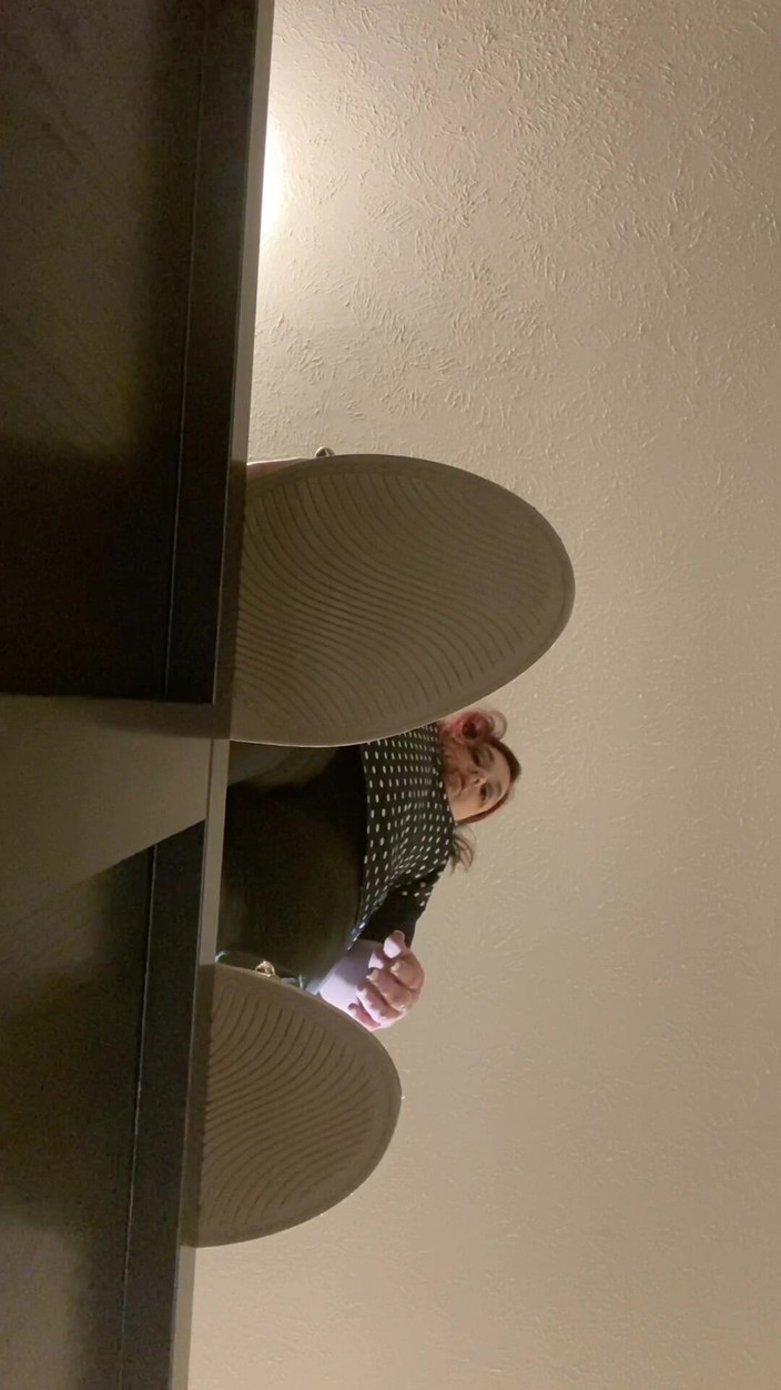 BellaBlast: Hängen am Gebläse - wird diese BBW ihre Finger stampfen, damit...