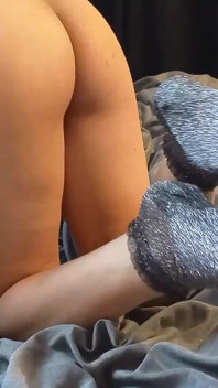 Mostrando mis pies perfectos con calcetín - calcetines de tobillo plateado vol 8