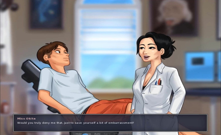 Hentai World: Summertime saga - Asian woman jerk my cock in college