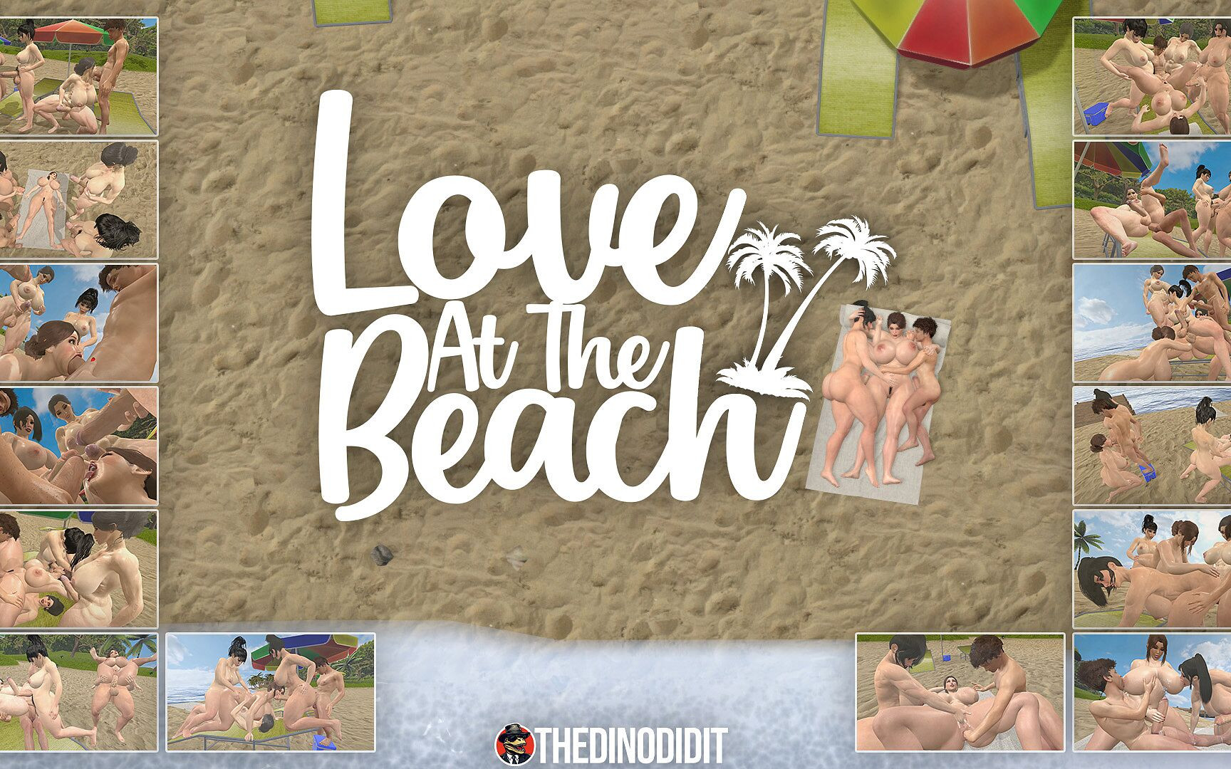 Love at the Beach [male X Female X Futa] - BeckhamCC Trans Collection