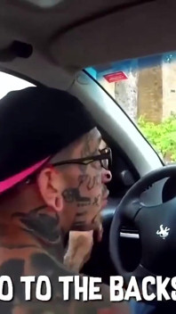 He Sucked in the Car and Took Cum From His Big Cock