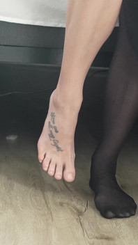 Mijn nylons vallen eraf