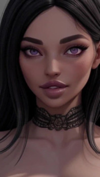 Donna hentai di ispirazione gotica (presentazione)