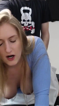Caught Syping on Step Sis Ends with Massive Creampie