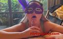 FlirtynDirty: Aleksandraxxx смокче в масці, відео від першої особи