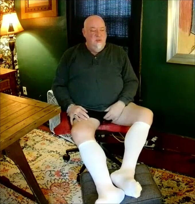beardaddychub: Bear Stepdaddy Chub Shoots While Jerking in Jock
