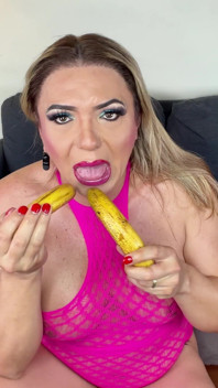 Ass Food Play Banana, Whipped Cream and Fart in the Black Guy’s Mouth