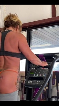 Showing off on the Stair Master