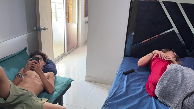 KenaySexxx: Stepson Enters His Stepmother's Room by Surprise and Gives Her...