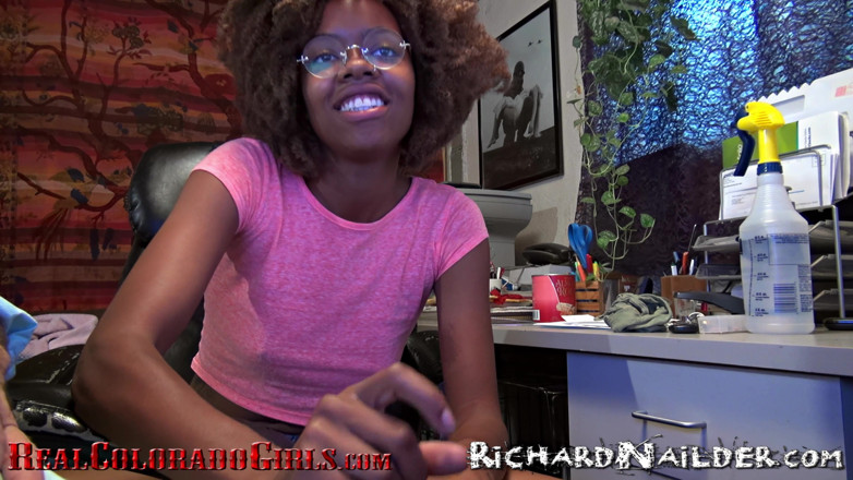 Richard Nailder Hardcore: Beautiful Black Girl Sucks My Big White Cock and I...