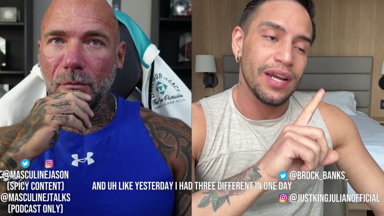 Raw and Uncensored with Masculine Jason: Porn Star Confessions - Brock Banks / King Julian (episode 127)