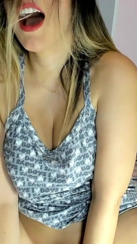 JOI Latina Horny Pregnant Plays with Her Juicy Pussy