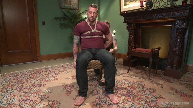 Men on Edge: Hot Kinkmen Fan Gets the Full Treatment as He's Bound &amp;...