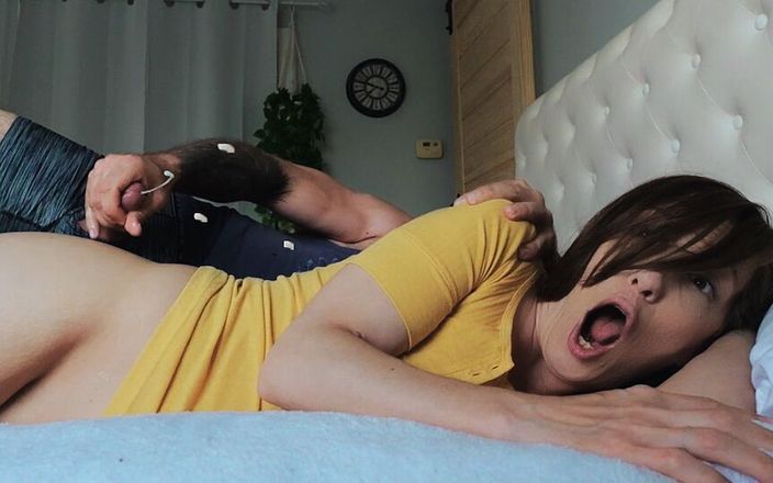 JessTonySquirts: Stepdad Accidentally Mistakens Stepdaughter as Wife, Leaving Her Creampied and...