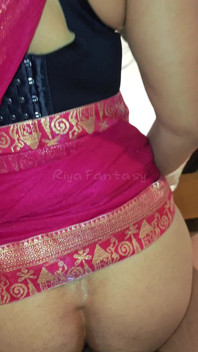 Riya in Saree Part 41 Reverse Cowgirl and Pussy Masturbation