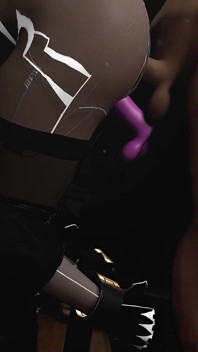 2b Yorha Bondage dildo dupla penetração - Nier Automata