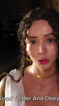 Heet trio tussen 2 Romeinse meisjes en hun slaaf! - Abella Olsen als Luna Vitaler