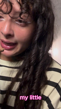 Hot Giantess with Two Tongues Uses You Like a Shrunken Sex Toy
