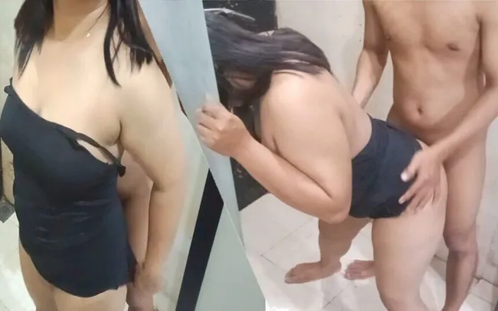 Ayuningsih: Stepaunt Fucking in the Bathroom