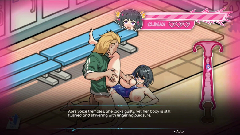 NSFWOtaku: Hentai -spel - Aoi passionerad sexgalleriscen - livräddare Holic