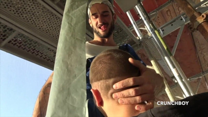Raw French Bad boys: Troia scopata senza preservativo da un lavoratore etero