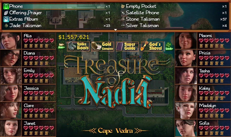 LewdArcade: Nadia屁股的宝贝性爱游戏玩 [第1部分] 裸体游戏 [18+] 色情游戏