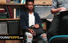 Young Perps - Naughty Black Boy Darien Foster Gets Dominated By LP Officer To Get Out Of Troubles