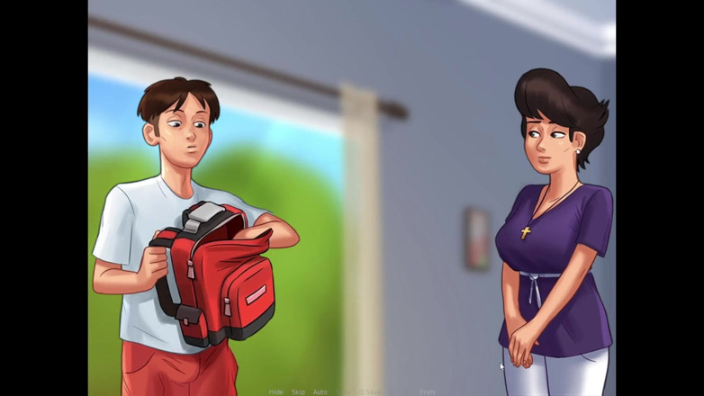 LewdArcade: Summertime Saga Helen Animation Collection [part 15] Nude Sex Game Play [18+] Adult...