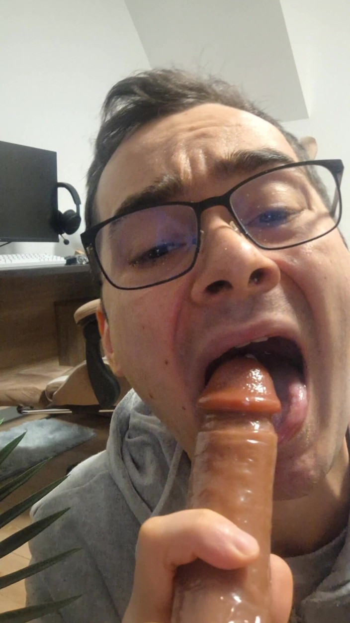 The college boy: College Boy Sucks Stepdaddy's Cock Until He Cums in His...