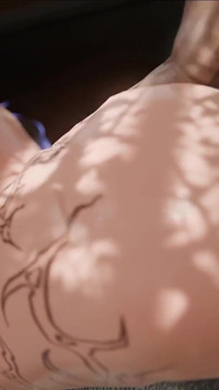 Robaatoo Tattooed Goth Nympho with Big Booty Gets Intense Anal Sex From Huge Black Cock