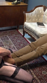 Creepy Foot Angel